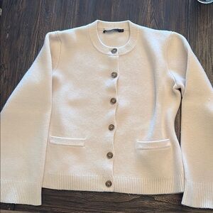 Jenni Kayne Cooper Cardigan - cream - size XL